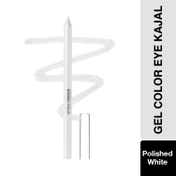Maybelline New York Tattoo Gel Colored Kajal Matte Finish - Polished White (1.2 g)