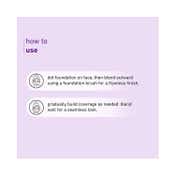 Plum Soft Blend Foundation Brush - 01 Purple & Black