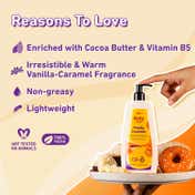Plum BodyLovin' Vanilla Caramello Body Lotion with Cocoa Butter & Vitamin B5 (400ml)