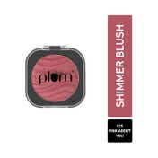Plum Cheek-A-Boo Shimmer Blush with Highly Pigmented - 125 Pink About You (4.5 g)
