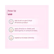 Plum Cheek-A-Boo Shimmer Blush with Highly Pigmented - 125 Pink About You (4.5 g)