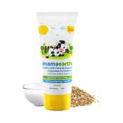 Mamaearth Milky Soft Mineral Based Sunscreen SPF 30 PA+++ for Babies (80 g)