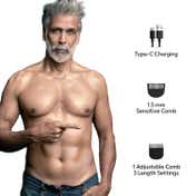 Zlade Ballistic Pro Full-Body Manscaping Trimmer with Ceramic Blades Waterproof (430 g)