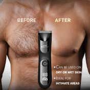 Zlade Ballistic Pro Full-Body Manscaping Trimmer with Ceramic Blades Waterproof (430 g)