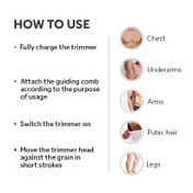 Zlade Ballistic Pro Full-Body Manscaping Trimmer with Ceramic Blades Waterproof (430 g)