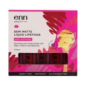ENN Semi Matte Liquid Lipsticks - Multi-Color (5pcs)