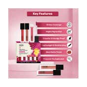 ENN Semi Matte Liquid Lipsticks - Multi-Color (5pcs)