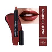 Half N Half Matte Velvet Soft & Long Lasting 24h Super Stay Lip Crayon - 19 Sizzler (3.5 g)