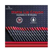 Half N Half Matte Velvet Soft & Long Lasting 24h Super Stay Lip Crayon - 21 After Party (3.5 g)