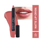 Half N Half Matte Velvet Soft & Long Lasting 24h Super Stay Lip Crayon - 22 First Love (3.5 g)