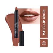 Half N Half Matte Velvet Soft & Long Lasting 24h Super Stay Lip Crayon - 23 Wood Spice (3.5 g)