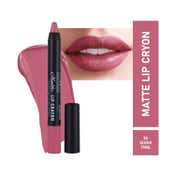 Half N Half Matte Velvet Soft & Long Lasting 24h Super Stay Lip Crayon - 24 Show Time (3.5 g)