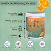 INJA Beauty Marine Collagen for Skin, Hair & Nails - Orange Flavour (125 g)