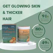 INJA Beauty Marine Collagen for Skin, Hair & Nails - Orange Flavour (125 g)