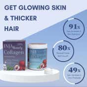 INJA Beauty Marine Collagen for Skin, Hair & Nails - Lychee Flavour (125 g)