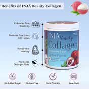 INJA Beauty Marine Collagen for Skin, Hair & Nails - Lychee Flavour (125 g)