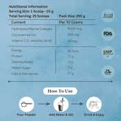 INJA Fit Marine Collagen For Joints, Muscles & Bones - Coffee Flavour (250 g)