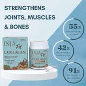 INJA Fit Marine Collagen For Joints, Muscles & Bones - Coffee Flavour (250 g)