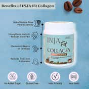 INJA Fit Marine Collagen For Joints, Muscles & Bones - Coffee Flavour (250 g)