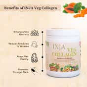 INJA Veg Collagen Peptide, 100% Vegetarian Collagen For Skin - Natural Flavour (150 g)