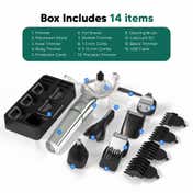 LetsShave Beard Body & Balls All In One Trimmer for Men - Black & Green