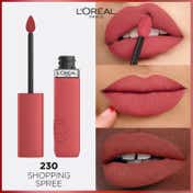 L'Oreal Paris Matte Resistance Liquid Lipstick SHOPPING SPREE 230 + Garnier Micellar Water Combo