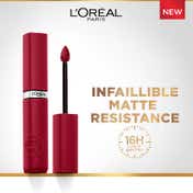 L'Oreal Paris Infallible Matte Resistance Liquid Lipstick - 420 Le Rouge Paris (24 g)
