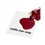 Nails Our Way Swift Dry Nail Enamel - Ruby Rebellion (10 ml)
