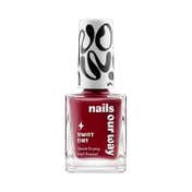 Nails Our Way Swift Dry Nail Enamel - Ruby Rebellion (10 ml)