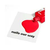 Nails Our Way Swift Dry Nail Enamel - Classic Crimson (10 ml)