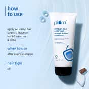 Plum Coconut Milk & Peptides Strength & Shine Conditioner (175g)