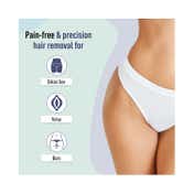 Sirona Reusable Bikini Hair Removal Razor For Women - White, Blue