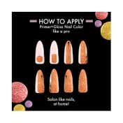 Lakme Glitterati Nail Paints - Peachy Play (6 ml)