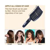 Bronson Professional Paddle Vented For Detangling And Instant Hair Volume Hair Brush