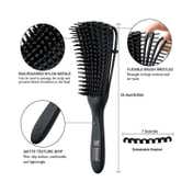 Bronson Professional Wet And Dry Hair Detangler Hair Brush With Spacing Clip