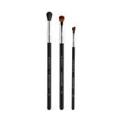 Sigma Beauty Perfect Eyes Brush Set - Black, Silver (3Pcs)