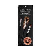 Sigma Beauty Perfect Eyes Brush Set - Black, Silver (3Pcs)