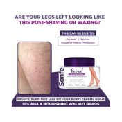 Sanfe Bumps Erasing Body Scrub For Rough Bumpy Skin Tan Strawberry Legs Remove Dirt (100g)