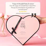Kimirica Love Story Moment Gift Set for Men & Women Luxury Bath and Body Care Gift Set (7 Pcs)