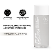 The Formularx 6% AHA BHA Exfoliator with 5% Glycolic & 1% Salicylic Acid for Rough Skin (100 ml)