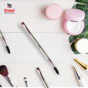Bronson Professional Highlighting & Mascara Lash Brush For Eyebrow & Eye Lashes - Silver, Pink
