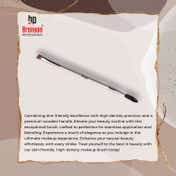 Bronson Professional Highlighting & Mascara Lash Brush For Eyebrow & Eye Lashes - Silver, Pink