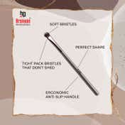 Bronson Professional Classic Eye Shadow Blending Application Makeup Brush - Silver, Pink