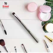 Bronson Professional Classic Eye Shadow Blending Application Makeup Brush - Silver, Pink