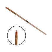 Bronson Professional Nail Art Ombre Brush & Gel Liner Brush Set - Brown (5pcs)