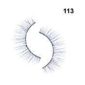 Bronson Professional Pair 6D Long & Natural False Eyelashes - 113 - Black (10 Pairs)