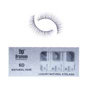 Bronson Professional Pair 6D Long & Natural False Eyelashes - 120 - Black (10 Pairs)