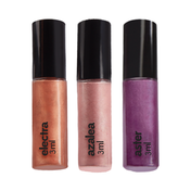 Ruby's Organics Quick Set Liquid Eyeshadow Minis Set - Earth Metal (3Pcs)