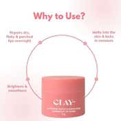 CLAYCO. Japanese Peach & Squalane Overnight Lip Mask (8g)