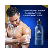 The Beard Story Men's 2-In-1 Energy Blast Hair and Body Wash (250 ml) & Absolute Oud (100 ml) Combo